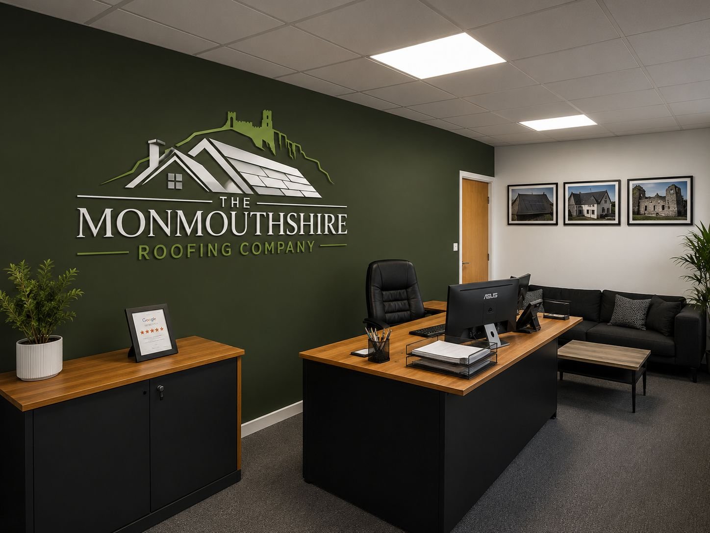 The Monmouthshire Roofing Company office