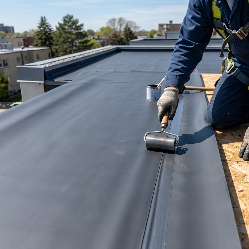Flat roofing